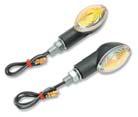K&S Technologies 25-8352 Ultra-Small Mini-Stalk Marker Lights - Black with Rainbow Lens