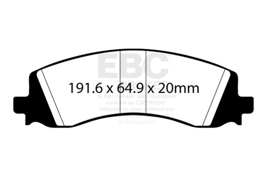 Ebc ED93124 EBC Extra Duty Brake Pad Sets