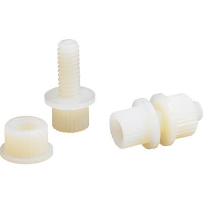 Parts Unlimited LP-600 Nylon License Plate Fasteners - White