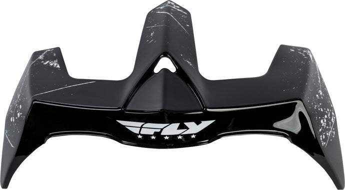 Fly Racing Rear Spoiler for Revolt Liberator Helmets - White/Black