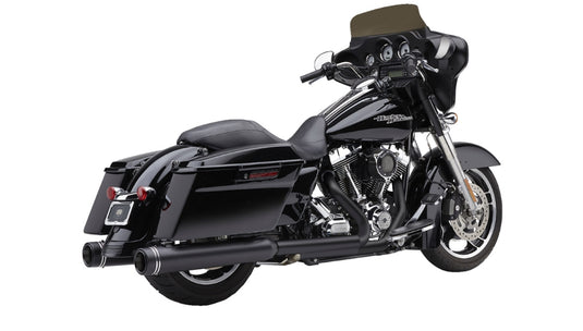 Cobra 6290RB Gen 2 Neighbor Haters Slip-On Mufflers with Dual Cut - Black with/Black Tip