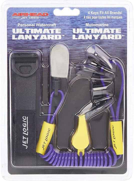 Airhead UL-1 Ultimate PWC Lanyard - Purple/Yellow