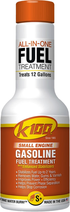 K100 K1008S Gasoline Treatment Small Engine - 8 Oz.