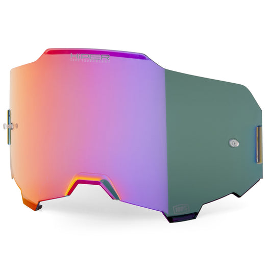 100% Replacement Hiper Lens for Armega/ARmatic Goggles - Hiper Purple Mirror Lens