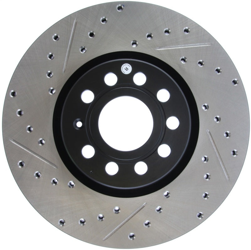 Load image into Gallery viewer, Stoptech 127.33098R ST Slot &amp; Drill Brake Rotors
