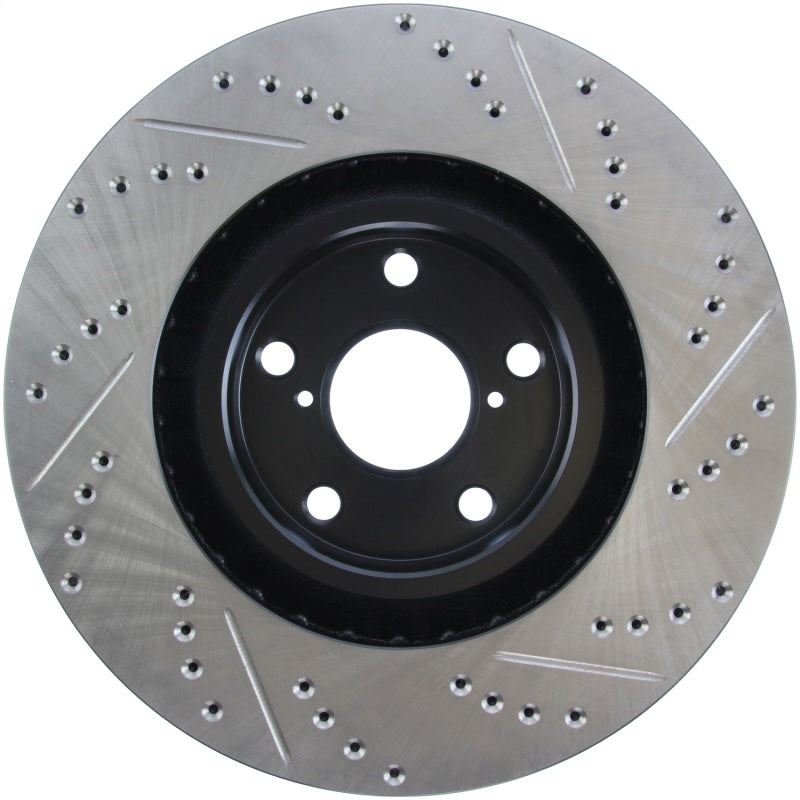 Load image into Gallery viewer, Stoptech 127.44104R ST Slot &amp; Drill Brake Rotors
