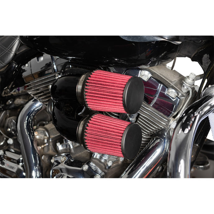 S&S Cycle 170-0637A Tuned Induction Air Cleaners - Gloss Black