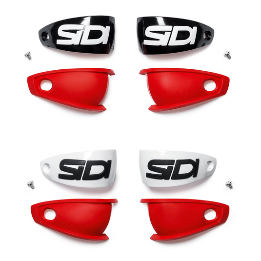 Sidi 145 Asymmetric Heel Cup - Black/White/Black
