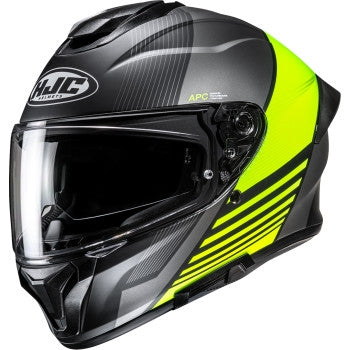 Hjc C71 Morix Helmet (Medium, Semi-Flat Hi-Viz Yellow (MC-3HSF))