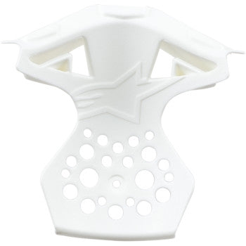 Alpinestars Chin Vent Frame for S-M10 Helmets - Gloss White - XS/Sn