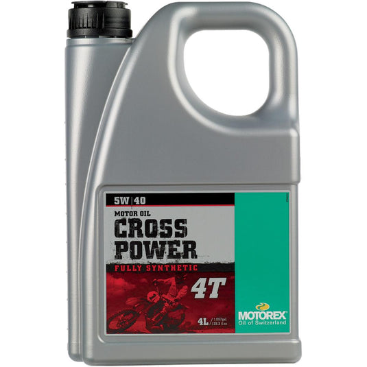 Motorex 305678 Cross Power 4T Oil - 5W40 - 4L.