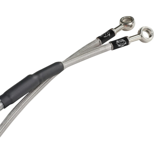 Moto-Master 212056-PU OEM Replacement Stainless Steel Front Brake Line