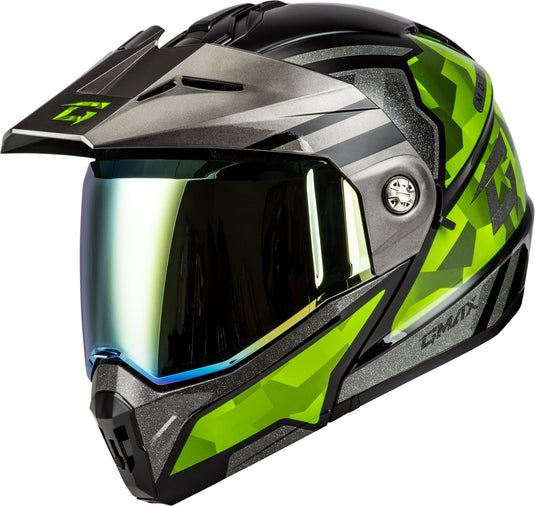 Black/Silver/Green Metallic