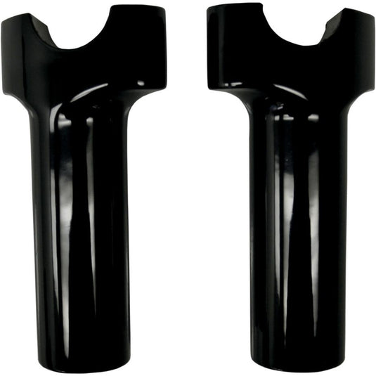 Drag Specialties 0602-0520 1-1/4in. Straight Buffalo Risers - 4in. - Black