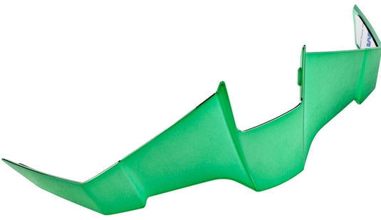 Icon Rear Spoiler for Threshold Helmet - Scarab Green - Md/3XL