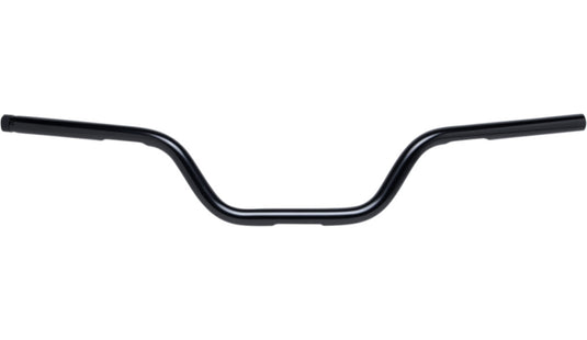 Biltwell Inc. 6009-2017 1in. Throttle-By-Wire Tracker High Plug Handlebar - Black Electroplated