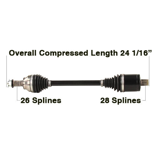 Tytaneum POL-6091HD Heavy Duty CV Axle