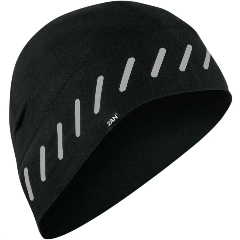 Zan Headgear Sportflex Series Beanie Reflective Black Black