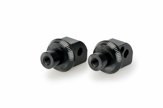 Puig 20838N Passenger Footpeg Adapter - Black