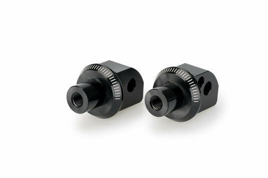 Puig 20838N Passenger Footpeg Adapter - Black