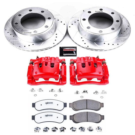 Powerstop KC5578-36 PSB Red Calipers