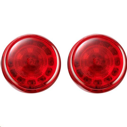 Custom Dynamics PB-R-1156 Probeam Bullet Bezel LED Turn Signal Inserts for Models with 1156 Contact Bases - Red