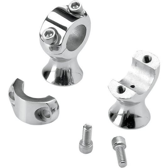 Biltwell Inc. 6401-302-175 1-3/4in. Slimline Risers - Raw Polished