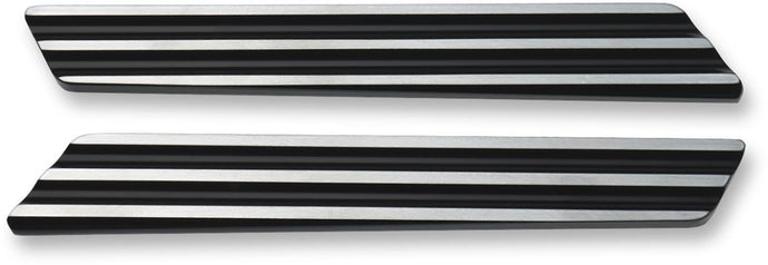 Joker Machine 04-501-2 Saddlebag Hinge Insert - Finned - Black/Silver