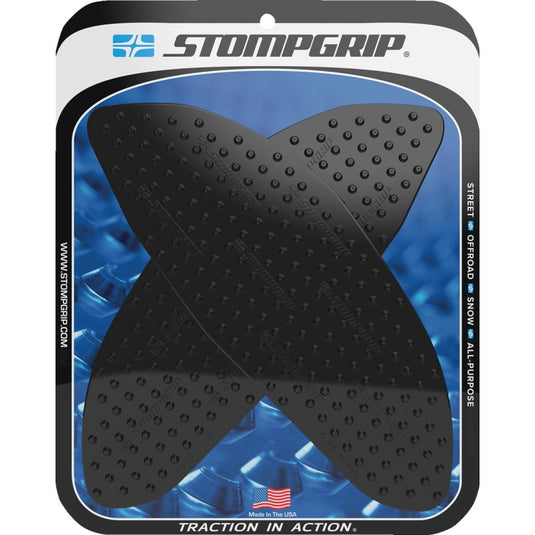 Stompgrip 55-10-0180B Volcano Profile Traction Tank Grip - Street - Black
