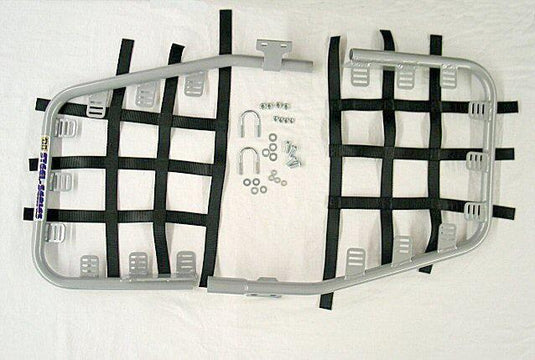 Dg Performance 54-6405 Steel Nerf Bars - Silver Bar - Black Web