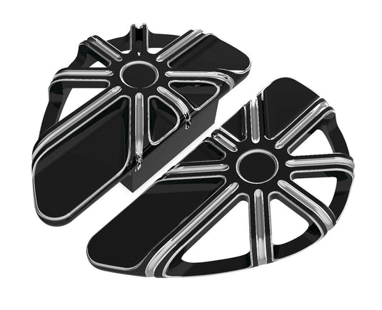 Arlen Ness 06-863 10-Gauge Passenger Floorboards - Black