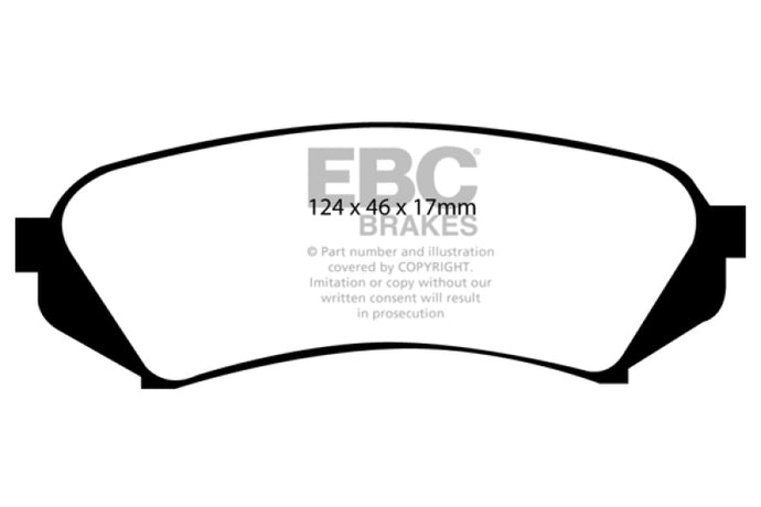 Ebc DP61282 EBC Greenstuff Brake Pad Sets