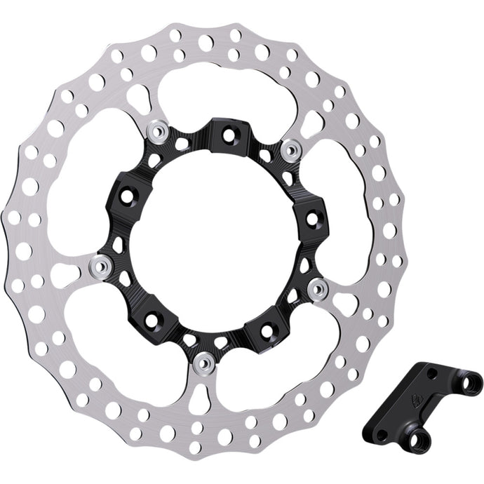 Arlen Ness 300-004 Big Brake Full Floating Rotor Kit - Black