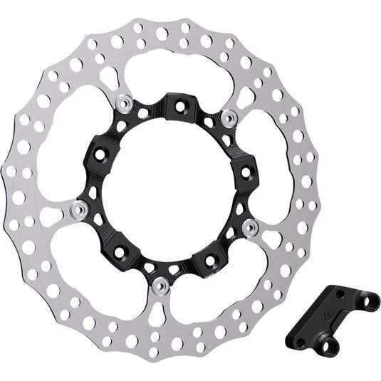 Arlen Ness 300-004 Big Brake Full Floating Rotor Kit - Black
