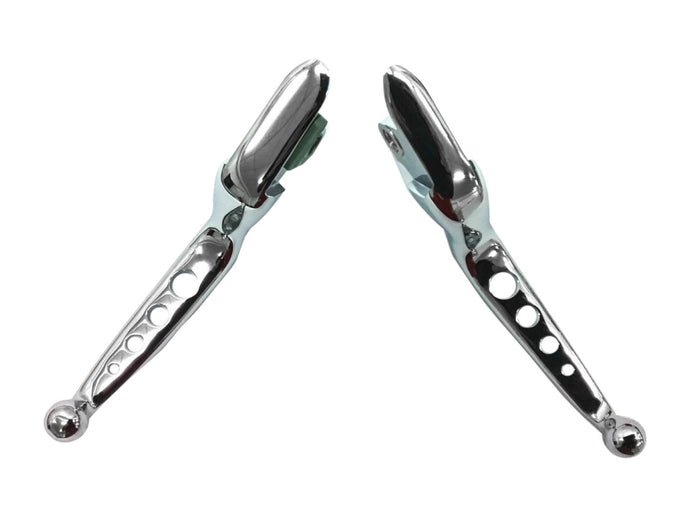 Harddrive 053576 Custom Levers - Four-Hole - Chrome
