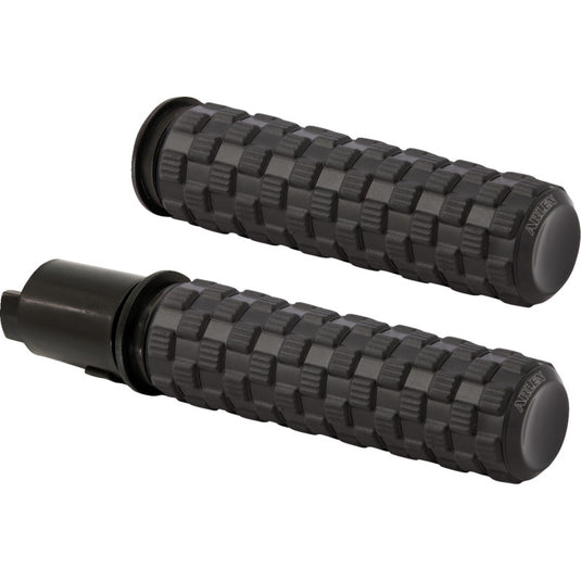 Arlen Ness 500-066 Air Trax Grips - Black Anodized