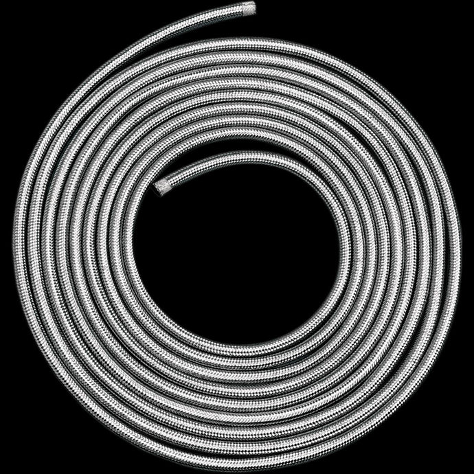 Drag Specialties DS-096617 Stainless Steel Braided Hose - 3/8in x 6ft