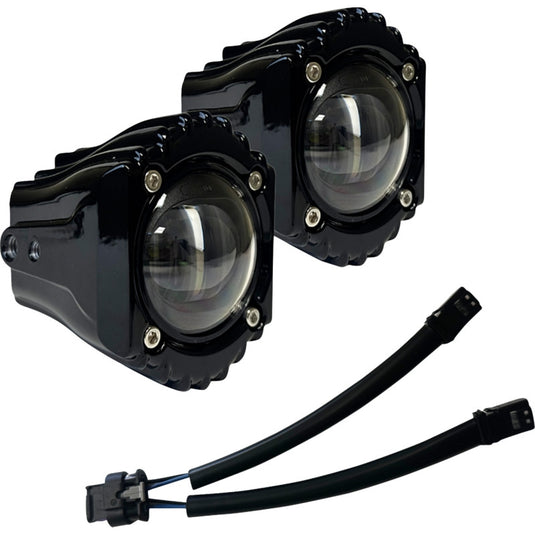 Custom Dynamics SD-FOG-5W Shark Demon High Performance LED Fog Light - Clear