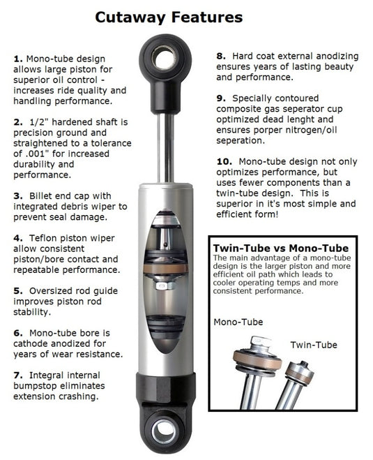 Ridetech 22139841 RID HQ Shocks