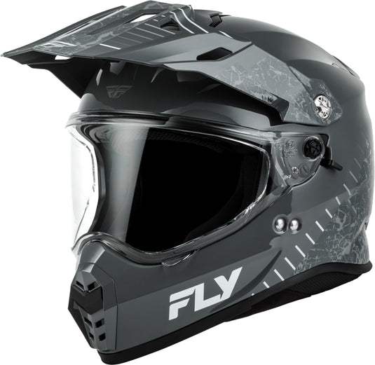 Fly Racing Trekker Granite Helmet (Small, Gray/Gray)