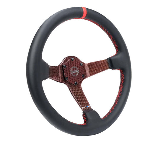 Nrg RST-036CF-RD NRG Steering Wheels - Carbon