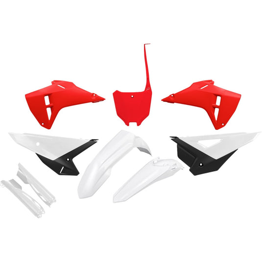 Ufo Plastics HOKIT127F@333 Complete Body Kit - White/Red/White