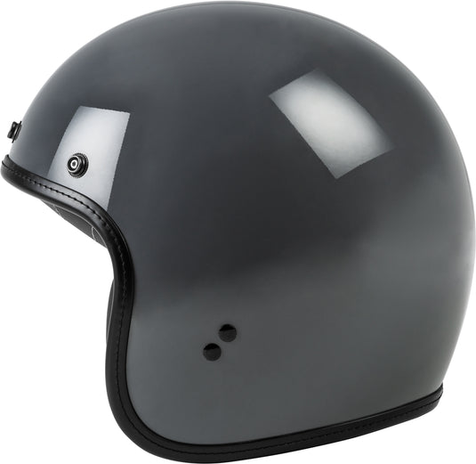 Highway 21 .38 Retro Solid Helmets (X-Small, Gray)