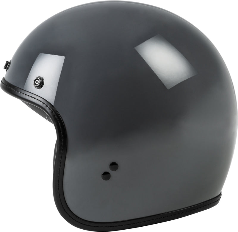 Highway 21 .38 Retro Solid Helmet Gray