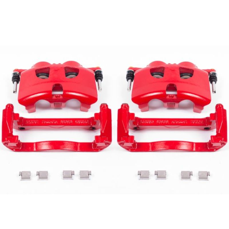Load image into Gallery viewer, Powerstop S5404 PSB Red Calipers
