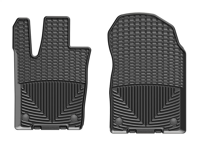 Weathertech W399 WT Rubber Mats - Front - Blk