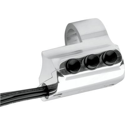 Performance Machine 0062-2033-CH Contour Billet Handlebar Switch - Left Side Housing for Hydraulic Clutch - Chrome