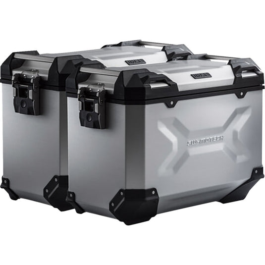 Sw-Motech KFT.01.660.70100/S TRAX ADV Side Case Set - 45/45l. - Silver