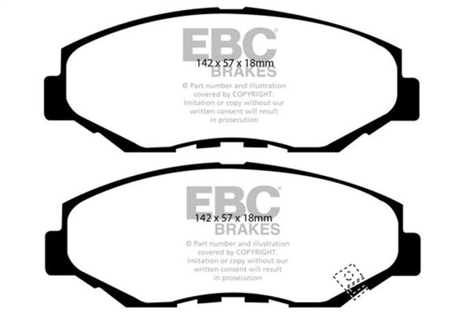 Ebc DP21655 EBC Greenstuff Brake Pad Sets