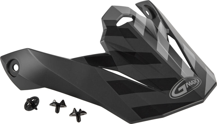 G-Max Visor with Screws for MX-86 Fame Helmets - Dark Gray/Black